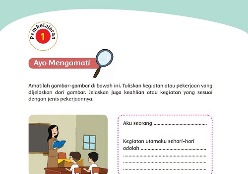 Kunci Jawaban Tema 6 Kelas 4 Halaman 2 3 4 5 6 8 9 Pembelajaran 1 Subtema 1 Buku Tematik