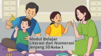 Download PDF Modul Belajar Literasi dan Numerasi Kelas 1 SD Tema 1 2 3 4 5 6 7 8 9