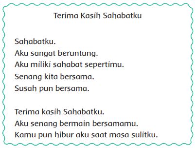 Apakah Judul Puisi yang Ditulis oleh Siti? Kunci Jawaban Tema 5 Kelas 1 Halaman 159