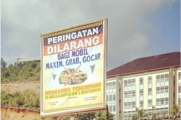 Tangkap Layar video viral Kampus 3 UIN Imam Bonjol Padang