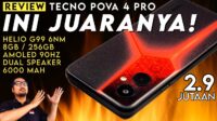 HP Tecno Pova 4 Pro (Foto: Youtube Jagad Review)